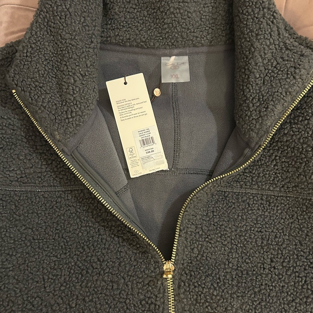 Calia Gray Teddy Jacket